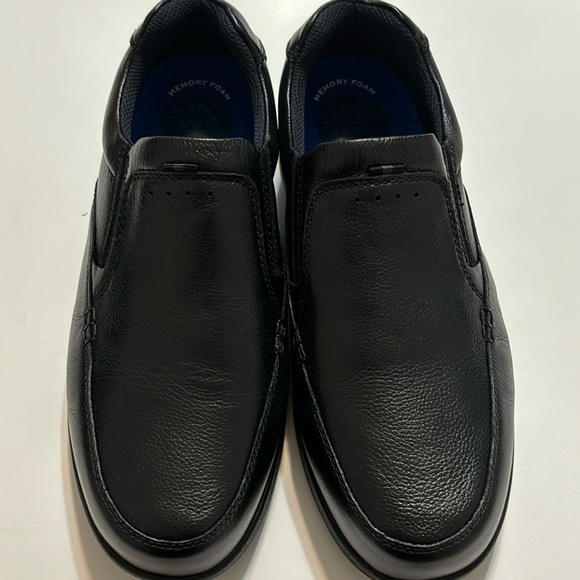 Nunn Bush Men’s Leather Cam Moc Toe Slip On Shoes Comfort Black Size 9.5… - Picture 1 of 9